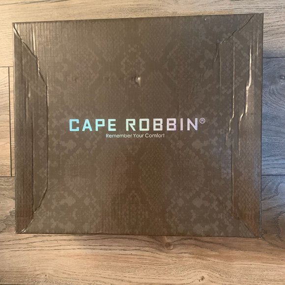 NWT CAPE ROBBIN BELINDA BLOCK HEEL SQUARE TOE NUDE ANKLE BOOTS 5.5 - Picture 3 of 9